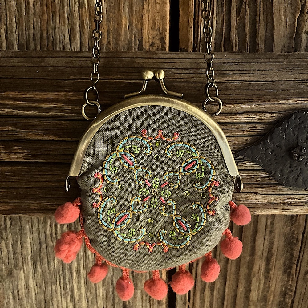 Sweet little Boho bag for your tiniest essentials.